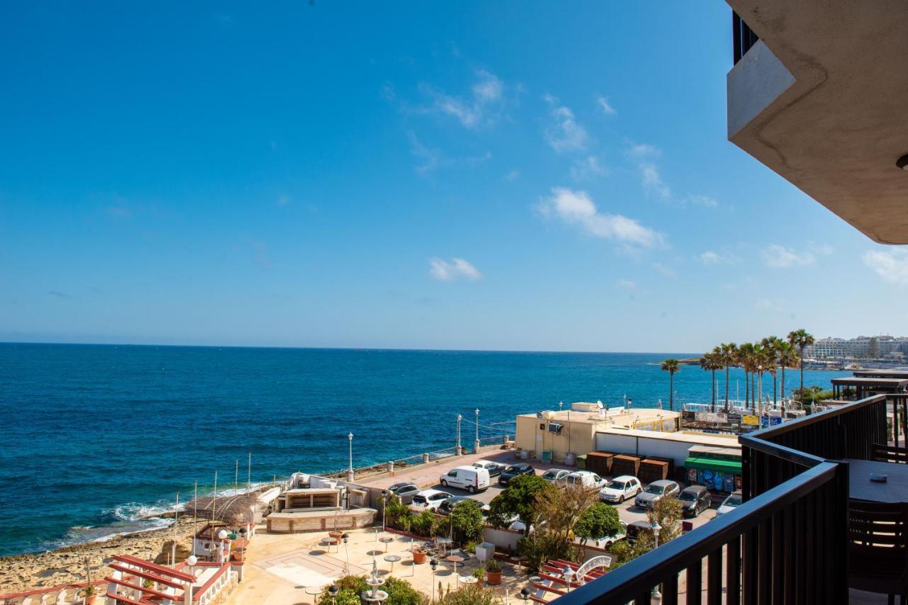 Islet Promenade Seafront 1 Bedroom Apartment With Sea View Balcony By Getawaysmalta St. Paul's Bay Exterior photo