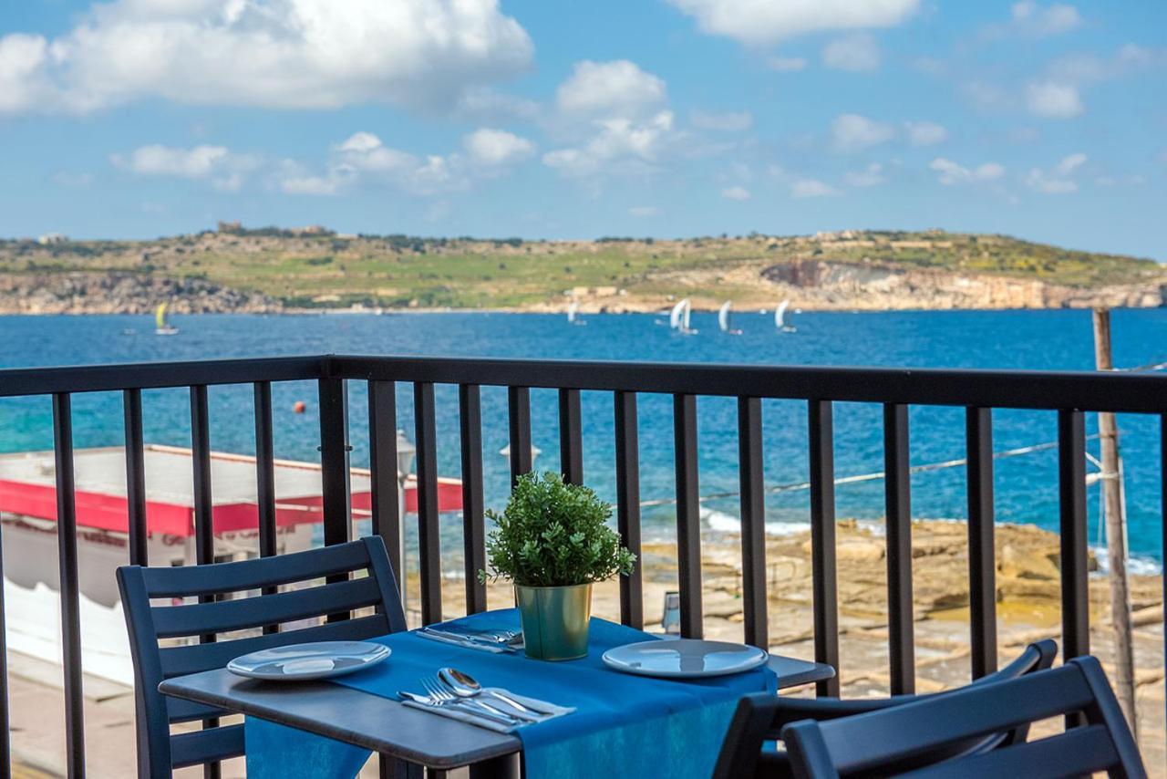 Islet Promenade Seafront 1 Bedroom Apartment With Sea View Balcony By Getawaysmalta St. Paul's Bay Exterior photo